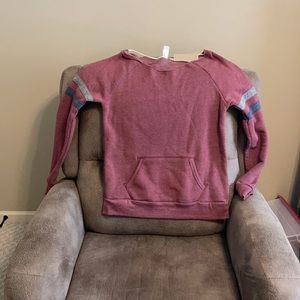 Alternative off the shoulder sweatshirt